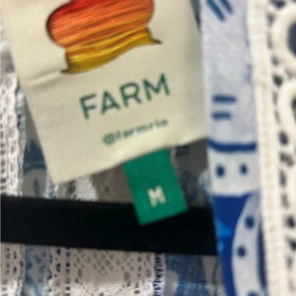 FARM Rio Full of Flowers Blue Floral Jumpsuit Size M - Picture 2 of 6